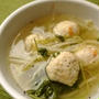 【レシピ】鶏つくねのあっさりタイ屋台風スープ