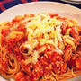 禁断の”溶けるチーズ・オン・ザ・パスタ”「えのきのトマトチーズスパ」