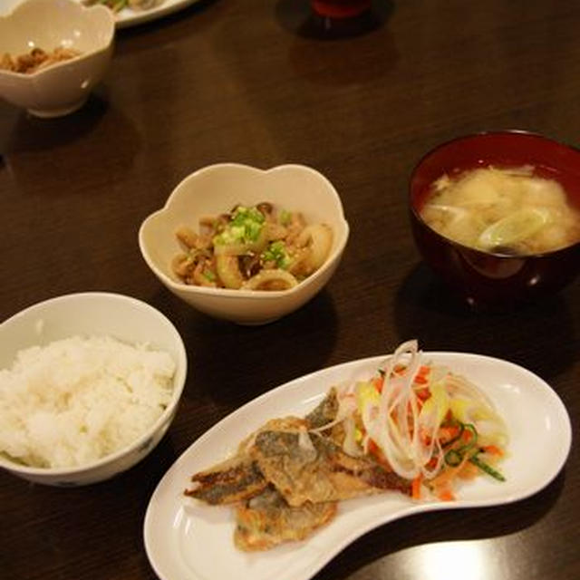 アジの南蛮漬け定食?☆
