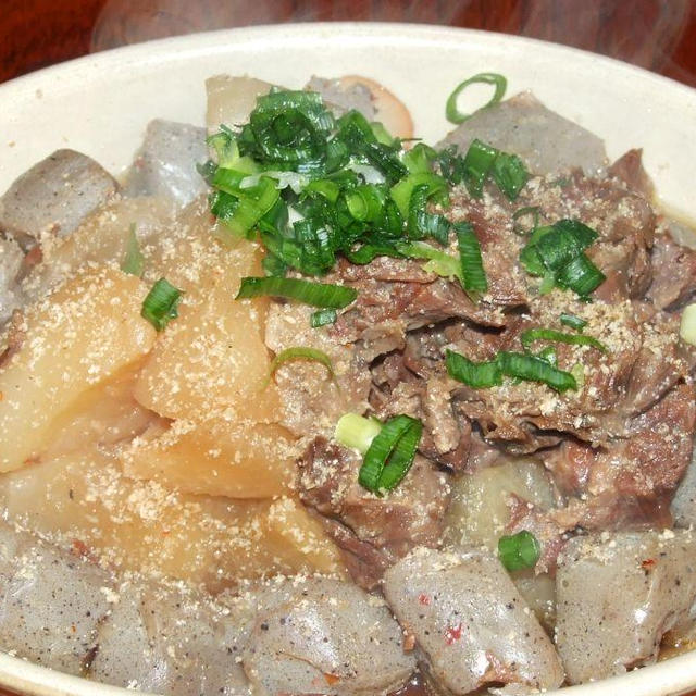 牛すじ肉の韓国風煮込み