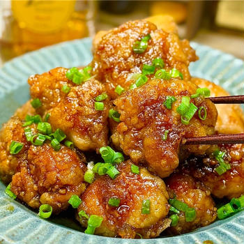 【レシピ】ザクっとやみつき♬さっぱり甘酢鶏から♬