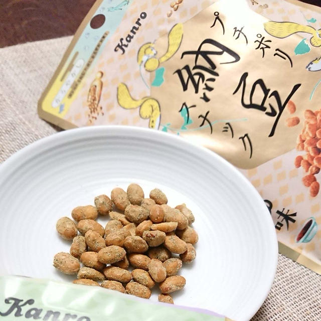 手でつまめるポリポリ納豆♪Kanro プチポリ納豆スナック
