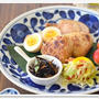 冷凍焼きおにぎりのワンプレートで朝ごはん