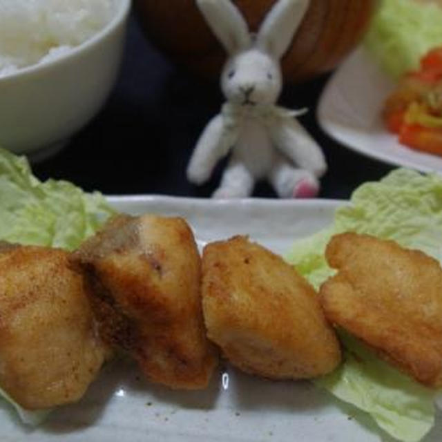 カリっと鮭から揚げ☆