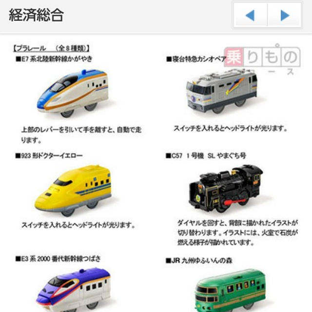 今日からのマクドナルドのハッピーセットにプラレールが登場します！
