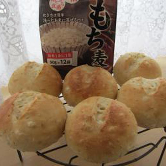 もち麦白ごまパン♪豚肉のしょうが焼きサンド♪
