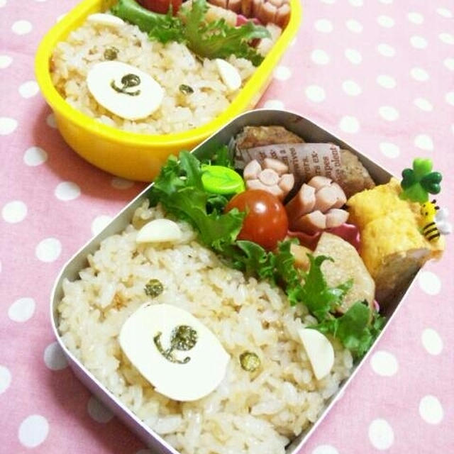 ＊園弁 ＆ ちびっこ弁当＊～簡単☆くまサンのお弁当～