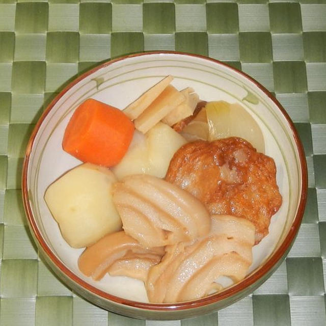 車麩と野菜の煮もの