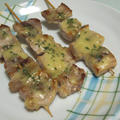 豚チーズの串焼き