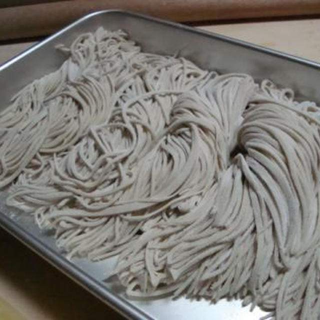 手打ち蕎麦で晩酌です♪アークの歯磨きイヤーな顔！！