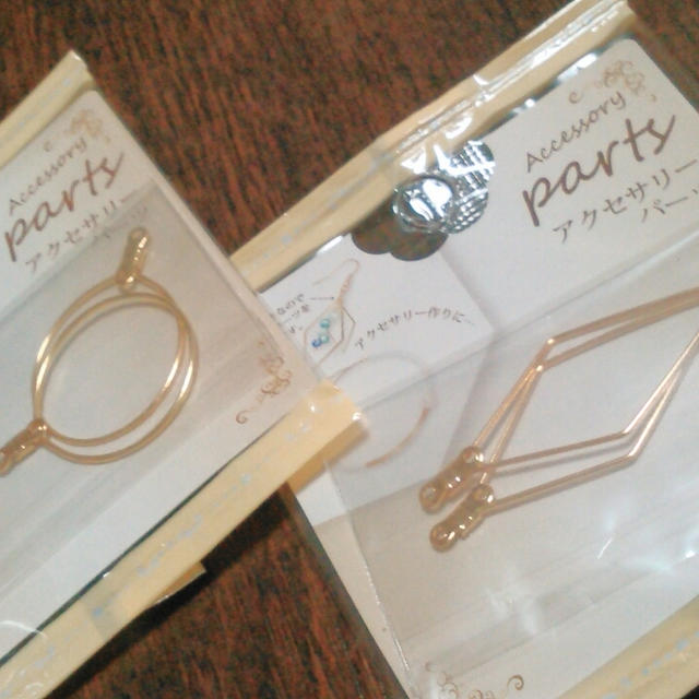 セリア☆新商品のアクセサリーパーツ