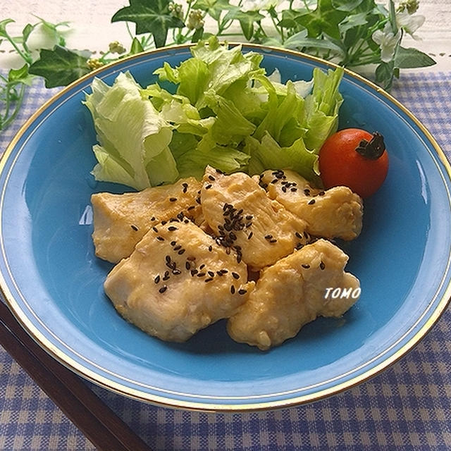 節約＆スタミナ満点！鶏むね肉の味噌マヨニンニク生姜炒め