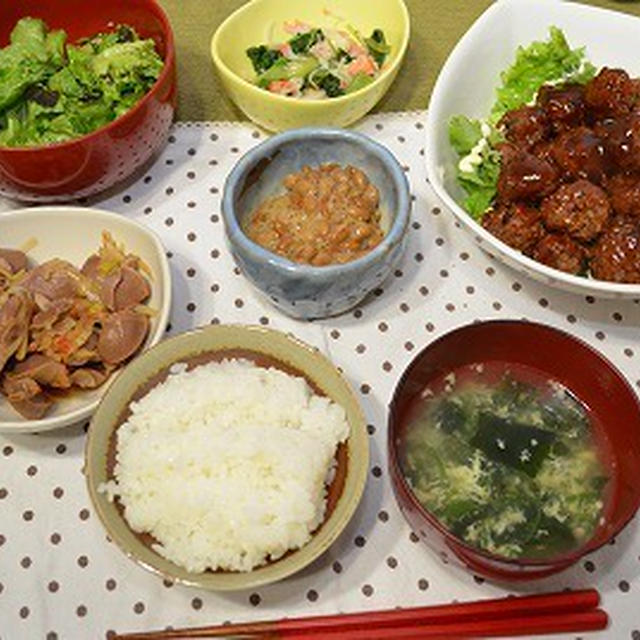 中華ごはん◎肉団子の甘酢あんかけ