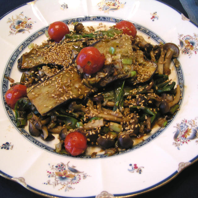 焼き野菜の梅味噌マリネ