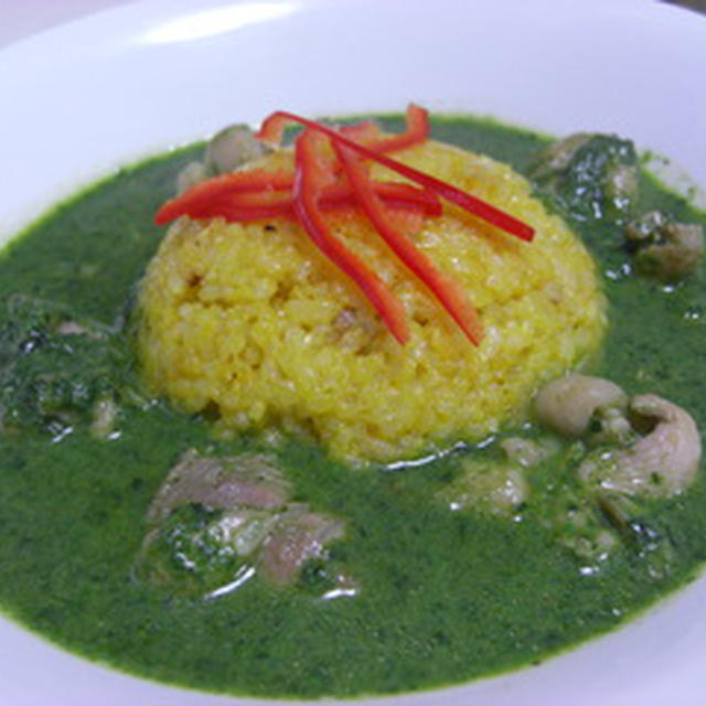 ナンプラーでグリーンカレー♪