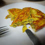 スペイン風アスパラガスのオムレツ/tortilla de espárragos verdes