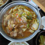 すき家の鶏カレー坦々鍋定食、昨日の昼ごはん#私のごはん