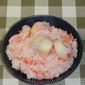 里芋と桜エビの炊き込みご飯