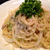 ツナと白菜のクリームスパゲティ。夜食。