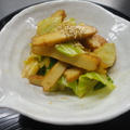 今日は食感☆春キャベツとさつま揚げにコチュジャンだれ和え c/w 合わないから痛いの♡
