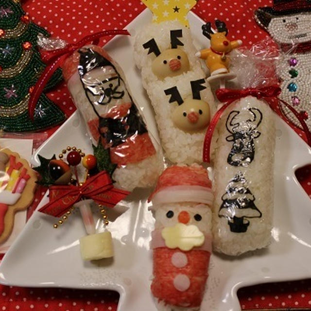アイデアsushi レシピ 酢めしでスティックおにぎり クリスマス 手巻き寿司 By とまとママさん レシピブログ 料理ブログのレシピ満載