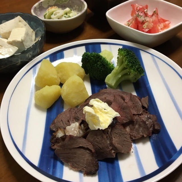 ３/2☆鹿肉グリル焼き他……夜ご飯