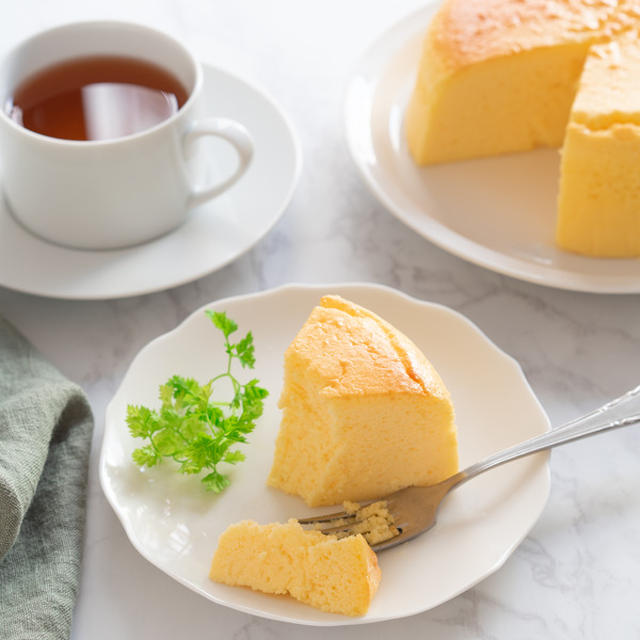 【通信講座】今月のメニューはスフレチーズケーキです♪