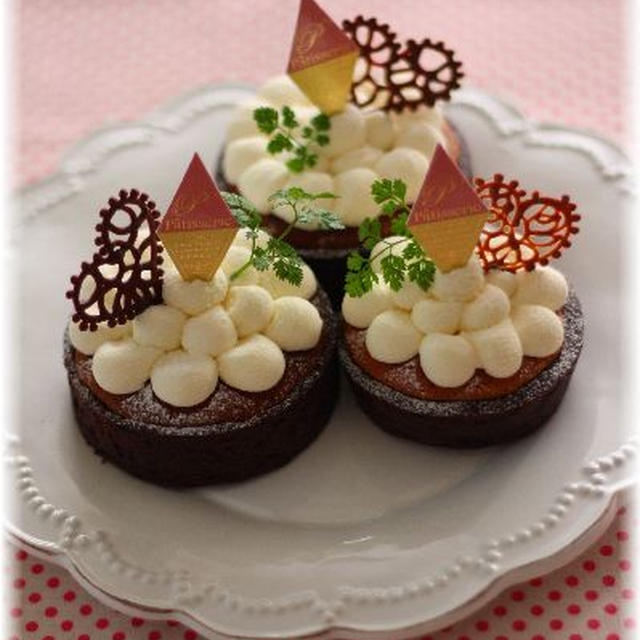 バレンタインにベリーなチョコタルト♪愛こもってます♪