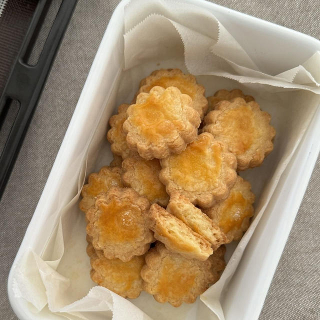 やっぱり美味しい♡栗原はるみさんの塩クッキー焼きました♡今日のおやつは塩クッキーだよ！