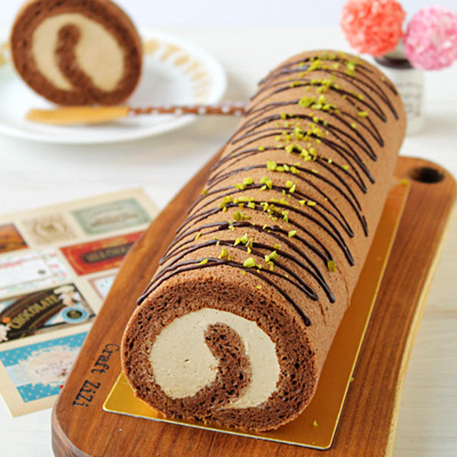 しっとりコーヒーロールケーキ By ぱおさん レシピブログ 料理ブログのレシピ満載