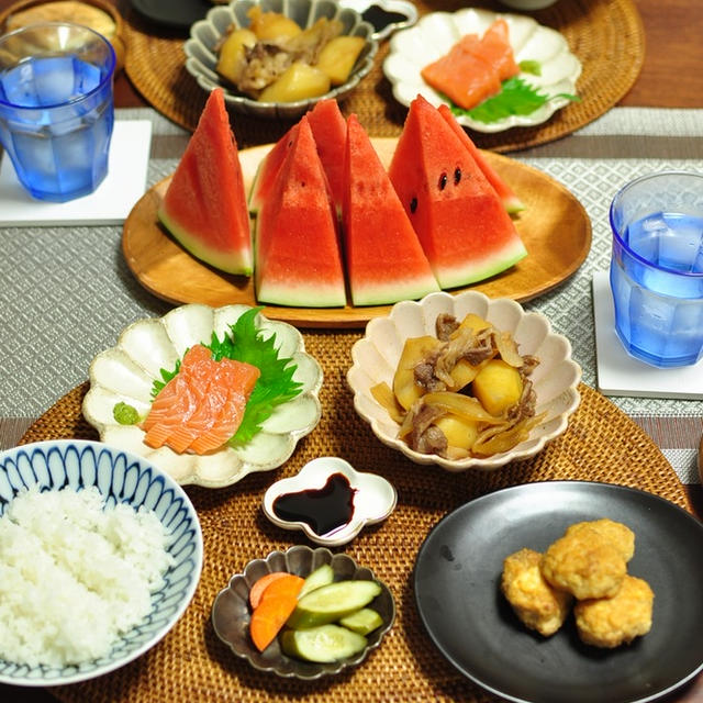 週末ひとり晩ごはん（母編と一人暮らし長女編）と、おかえりすぅさんの晩ごはん