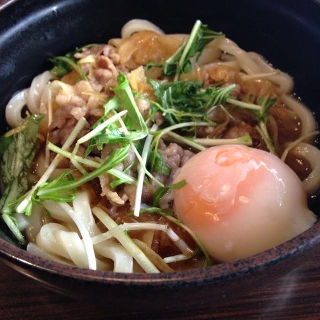 すき焼き風ぶっかけうどん