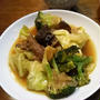 牛すじ煮から、野菜を食すカレー・スープに