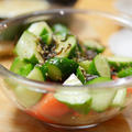 【レシピ】夏のスピードサラダはこれで決まり。きゅうりとトマトの塩昆布サラダ