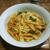 ジャガイモのカレー炒めのパスタです。