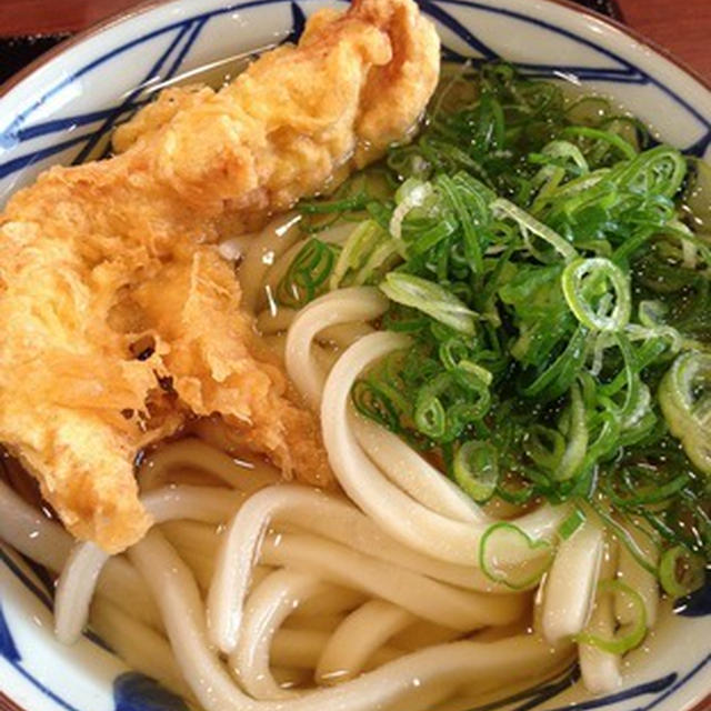 帰り道に丸亀製麺で昼ごはん