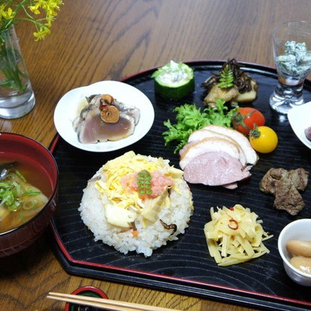 筍寿司でワンプレート　ワンプレート研究会　活動日