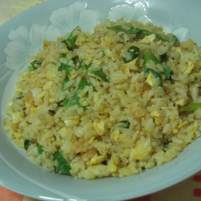 玉子とネギのチャーハン