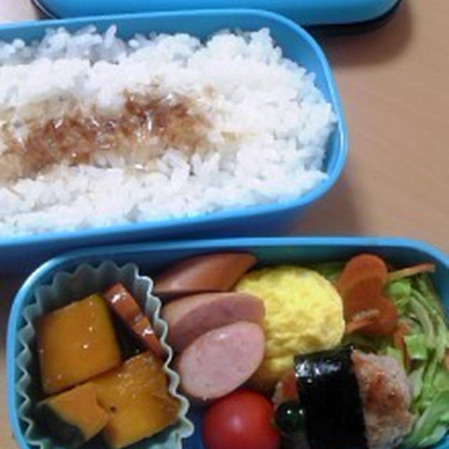 和の朝ごはんとお弁当♪