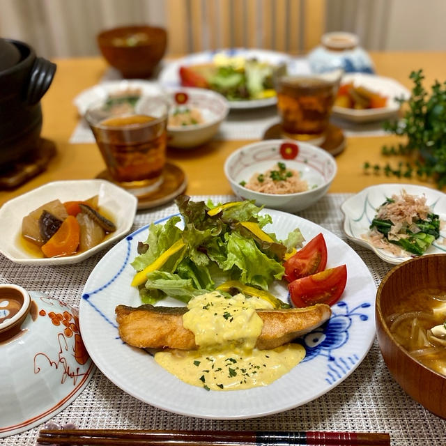鮭のムニエルタルタルソース♪
