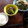 Stir fried pork and vegetable