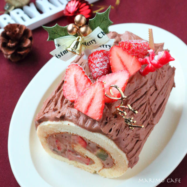 12月19日（土）お菓子教室を開催します♪クリスマスのブッシュドノエル♪
