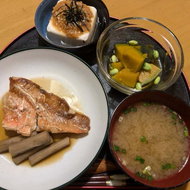 おうちごはん　〜煮魚定食〜