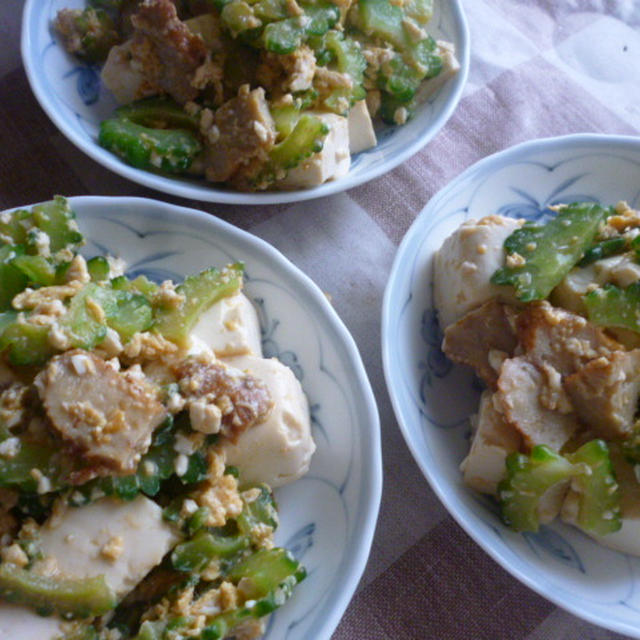 ゴーヤがたくさん食べられる！中華な♪ゴーヤチャンプルー★