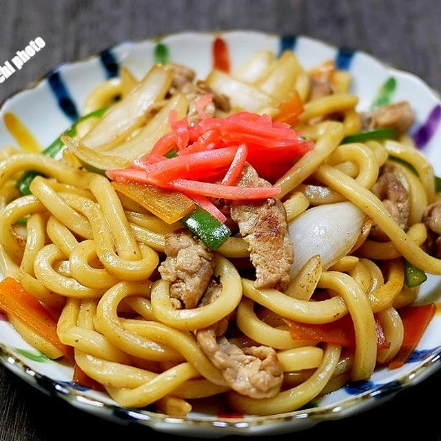 風味と味で「だし醤油焼きうどん」＆長女の年金手帳が届く