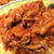 ＜鶏肉ときのこのトマト煮スパゲッティー＞