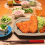 『鯵フライ＆串カツ』とストウブで『小さいおかず』の献立。