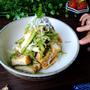 和と洋のコラボ☆今が旬の新玉ねぎ＆せりと厚揚げしらすの麺つゆチーズ和え【大分県産せり】