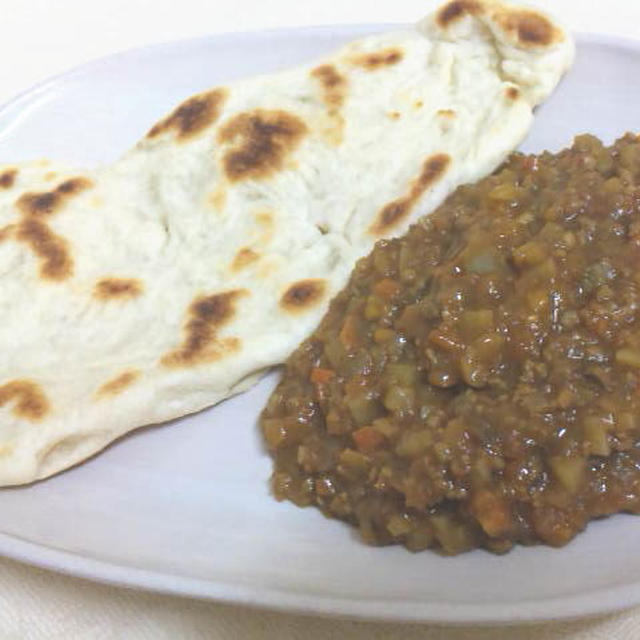 カレーに手作りナン