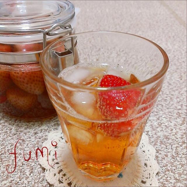 苺のフルーツブランデー♪
